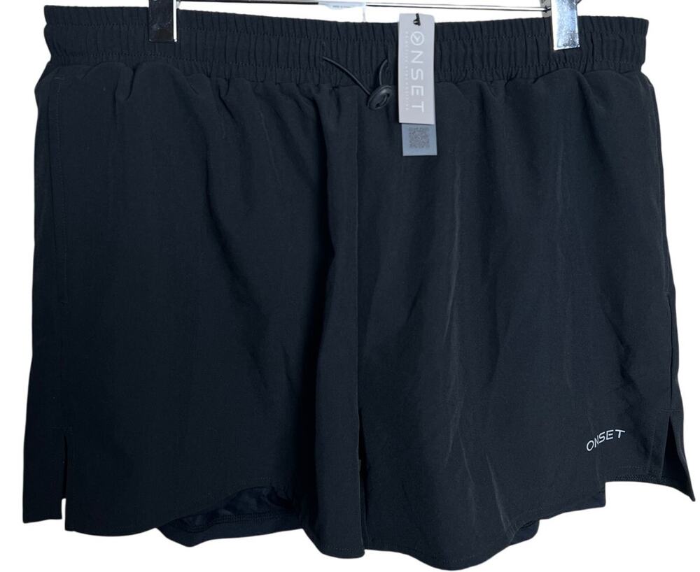 Onset NWT XL Polyester Black Women's Shorts Adjustable Waist